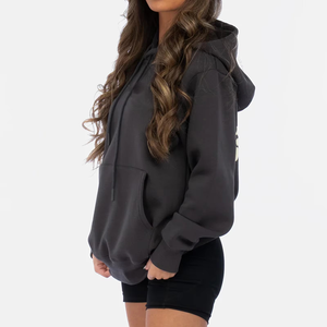 Sudadera Casual de Punto con Capucha y Estampado de Letras para Mujer, Sudadera Holgada de Invierno, Fabricante de Sudaderas Gruesas - Product Image 3