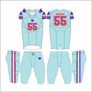 Uniforme de football américain sublimé de haute qualité à bas prix, uniforme de football américain en gros sublimé - Product Image 1