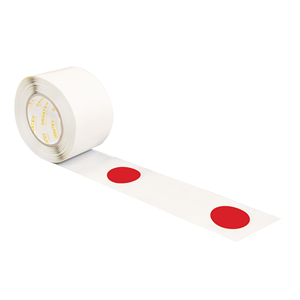 Punti su rotolo punti, segmentati, rosso, 75mm - LGR-75-P-R-01 - Product Image 1