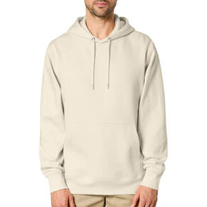 Lite Purple Color Plain Mens Pullover Hoodies Heavy 100% Cotton Street Front Kangaroo Pocket Heavyweight Regular Fit Hoodies - Product Image 5