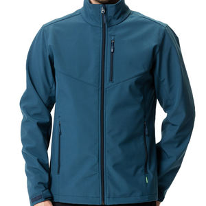 เสื้อแจ็คเก็ตผู้ชายแบบมีฮู้ด ผ้า softshell น้ำหนักเบา กันน้ำ บุด้วยผ้าฟลีซ ป้องกันลม เสื้อกันฝน สำหรับฤดูหนาว เดินป่ากลางแจ้ง - Product Image 1