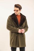 Parkas en cuir d'agneau véritable de qualité supérieure, fabriquées à la main, respirantes, pour hommes, hiver, tissées, Valeriano Romano, épaisses, logo personnalisé