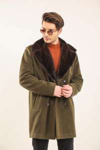 เสื้อแจ็คเก็ตหนังแกะแท้คุณภาพพรีเมียม งานแฮนด์เมด สำหรับผู้ชาย ระบายอากาศได้ดี เหมาะสำหรับฤดูหนาว ผ้าทอวาเลริอโน โรมาโน หนา  รับสกรีนโลโก้ตามสั่ง - Product Image 4