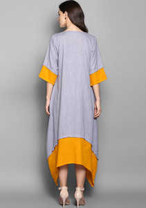 ขายส่งราคาที่กำหนดเองผ้าสไตล์ชั้นความยาว Caftan Maxi ชุดสำหรับผู้หญิง - Product Image 5