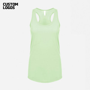 Tops Deportivos para Mujer, Estilo Racerback, Camisetas sin Mangas, Secado Rápido, Transpirables, de Spandex/Algodón, Ajuste Holgado, para Yoga y Gimnasio - Product Image 6