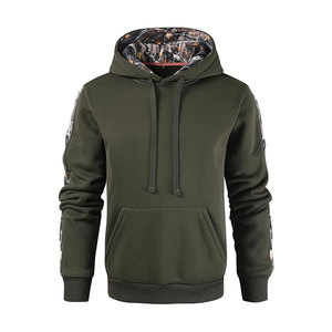 Sudadera con Capucha de Punto Grueso, Holgada, de Invierno, para Hombre, Mezcla de Poliéster/Algodón, Personalizada al por Mayor con Impresión Personalizada - Product Image 2