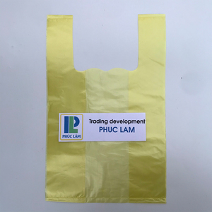 T-shirt biodégradable personnalisé de haute qualité sacs à fermeture éclair en plastique supermarché à emporter vente en gros au Vietnam - Product Image 4