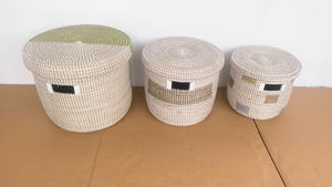 Cesta de almacenamiento de cocina colorida con ratán para pan o caja de regalo, accesorios de cocina multifuncionales, superventas - Product Image 3