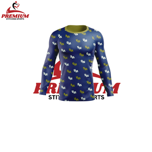 Camisetas de natación de manga larga con protección solar personalizadas para hombre, protectores contra sarpullidos ajustados para pesca, protector contra sarpullidos de secado rápido - Product Image 1