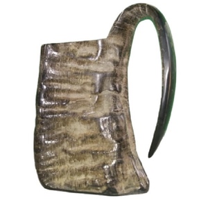 Qualité supérieure 400ml naturel corne de buffle tasse à café couvercle anti-fuite isolation sous vide OX Viking Design micro-ondes lave-vaisselle - Product Image 3