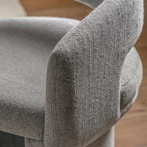 Silla de Restaurante Moderna Tapizada, Sillón de Comedor con Respaldo, Asiento de Descanso para Hotel o Cafetería - Product Image 2