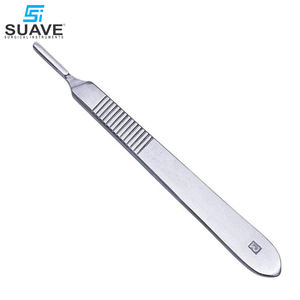 SUAVE SURGICAL INSTRUMENTS Impression de Logo Personnalisé Faire Propre Meilleur Fournisseur Poignée de Scalpel Chirurgical en Acier Inoxydable - Product Image 3