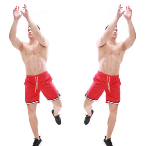 โลโก้ที่กําหนดเองผู้ชายสั้นยิมว่างเปล่ากีฬาว่ายน้ําบาสเกตบอลชายหาดชายฤดูร้อนตาข่ายสั้นเหงื่อ Jogger กางเกงขาสั้นกางเกงสําหรับชายเหงื่อสั้น - Product Image 2