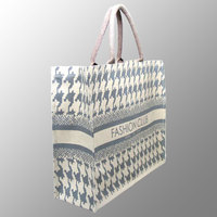 Bolsa de Lona Laminada de Alta Calidad, con Impresión Completa, para Compras, Vacaciones, Playa, Verano, Promociones