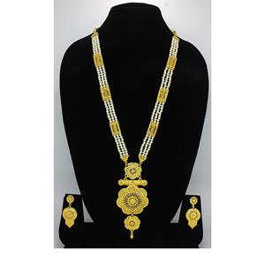 Joyería Antigua India chapada en oro de moda de latón puro indio nupcial boda desgaste joyería conjunto de collar de alta calidad - Product Image 2