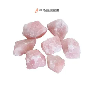 Natural Rough Rose Quartz Best Quality Loose Gemstones From Indian Manufacturer