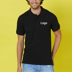 OEM Men's 100% Cotton Short Sleeve for Polo Shirt Casual Solid Style Printed Formal Blank Garments for Golf & <b>Promotional</b> Use - Product Image 1