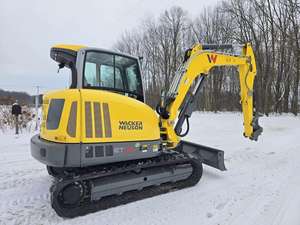 Mini-excavatrice Wacker Neuson 5 tonnes ET65 pas chère, machine de 5,5 tonnes, moteur diesel haute performance, vente directe d'usine, mini-pelle arrière - Product Image 3