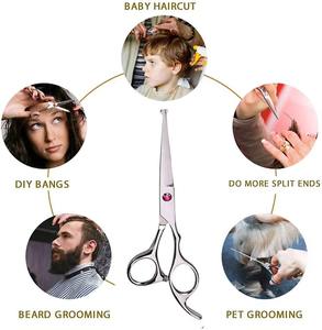 Custom Professional High-quality OEM Service Right-Handed Straight Blade Sharp Eyebrow <b>Scissors</b> Stainless Steel <b>Makeup</b> Tools - Product Image 6