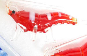 งานประติมากรรมศิลปะรูปสัตว์กุ้งและกุ้งล็อบสเตอร์แก้วมูราโน่ ผลิตตามสั่ง งานฝีมือเป่าแก้วจากไต้หวัน ชิเอียน เคิง - Product Image 2