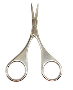 Ciseaux à ongles professionnels en acier inoxydable, lames courbées aiguisées, design à trou carré, légers et durables pour les cuticules - Product Image 1