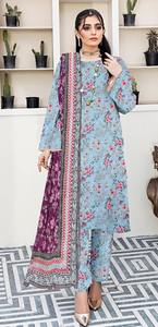 Muy alta calidad paquistaní shalwar kameez exportación calidad shalwar kameez damas pakistaní algodón/césped trajes impresos - Product Image 2