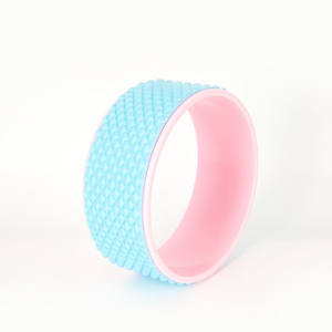 Roue de Pilates et de Yoga Portable 3D à Points Flottants avec Matériau EVA pour Exercices d'Étirement du Dos Rose/Violet/Bleu 30x12cm pour Femmes - Product Image 5