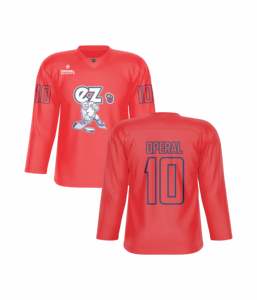 ชุดกีฬาฮอกกี้น้ำแข็งย้อนยุค เสื้อฮอกกี้น้ำแข็งสีดำ ชุดทีม ฮอกกี้น้ำแข็งแบบสั่งทำพิเศษ พิมพ์ลายแบบระเหิด - Product Image 6