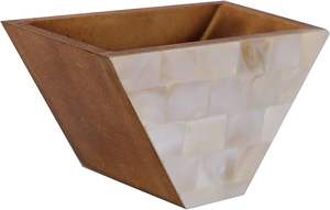 High Quality Mother Pearl Handcrafted Coaster Artistic Handmade Finish Bohemian Style <b>Square</b> Shape Eco-Friendly for Furniture - Product Image 4