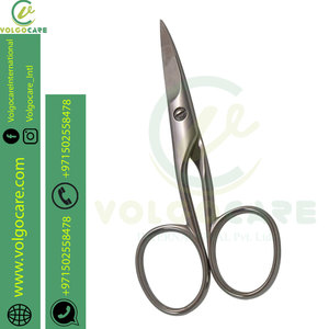 Tijeras de manicura Premium 2025, tijeras curvas para uñas para cutículas, cejas, pestañas, bigote y barba - Product Image 5