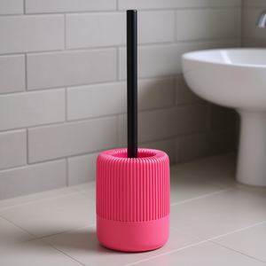 URMUGE Pink Freestanding Toilet <b>Brush</b> Holder CP909UR M09 10.5x36.5cm Cipi Collection" - Product Image 3