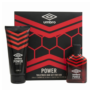 Set de Regalo Umbro para Hombre: Gel de Ducha Power y Eau de Toilette, Herramientas de Maquillaje y Cuidado de Uñas - Product Image 1