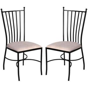 Chaise en métal intemporelle et classique avec des bords incurvés lisses construction durable de haute qualité et superbe design élégant - Product Image 1