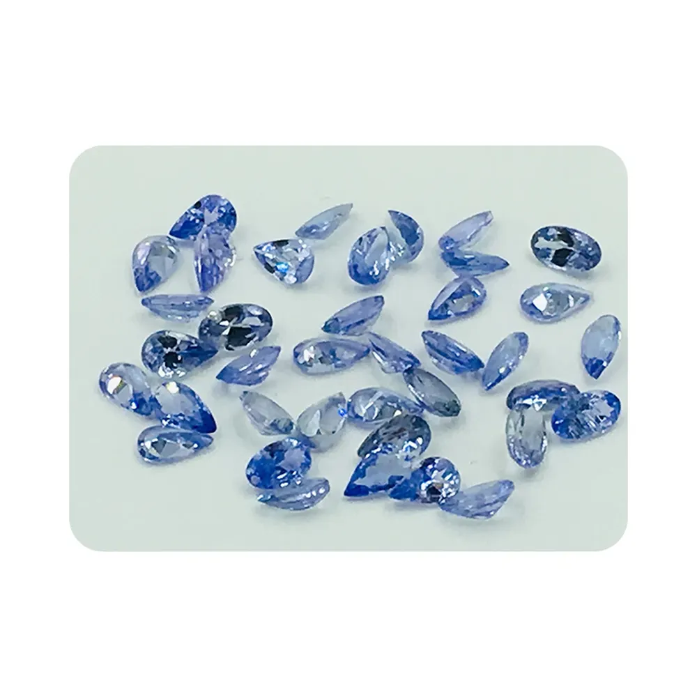 Premium Quality Natural Tanzanite Oval And Pear Faceted Gemstone Best For Gifts And Jewelry