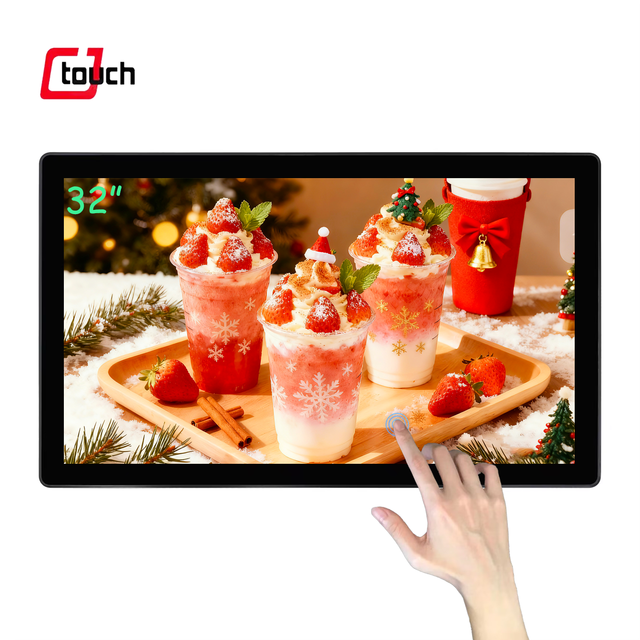 New 32 Inch High Brightness Capacitive Touch Monitor 16:9 4K Open Frame TFT LCD Display 1000nits