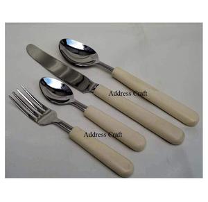 Nouvel arrivage de couverts en acier inoxydable 18/8 de haute qualité ensemble de couverts cuillère poignée décorative ensembles de couverts mini fourchette cuillère couteau - Product Image 3