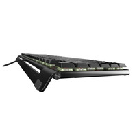Teclado mecánico original CHERRY MX 10.0N RGB con cable de perfil bajo para juegos, negro Cable desmontable, interruptores MX LP, iluminación RGB