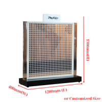 Étagères de présentation au détail A45 double face personnalisées pour supermarché, peintes électrostatiquement en métal Adong, 1 à 7 niveaux