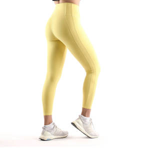 Leggings de yoga con logotipo personalizado Ropa deportiva Entrenamiento de cintura alta Pantalones de yoga Medias Leggings de fitness para mujeres - Product Image 4