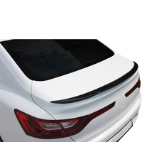 Aileron de coffre arrière FRP pour Renault Mégane IV XFF berline 2017-2019 noir mat, kit carrosserie extérieure auto, aileron arrière