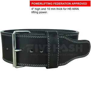 Professional Gym Leather Weightlifting Belt Strong Support For Heavy <b>Weight</b> <b>Training</b> Weightlifting Leather Belt - Product Image 5