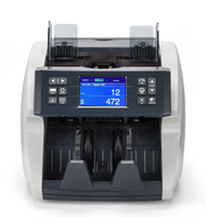 Machine de comptage d'argent comptant une poche triant les billets de banque USD, EURO YS-07C comptage d'argent