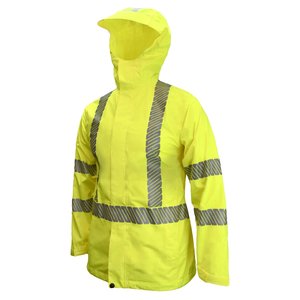 Unisex al aire libre Hi Vis chaquetas de seguridad transpirable de secado rápido impermeable OEM servicio personalizado - Product Image 3
