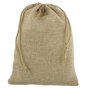Grands sacs en jute naturel pur Taille personnalisée Noeud de corde Qualité première Sacs utilisables au quotidien Sacs d'épicerie légersSacs élégants - Product Image 1