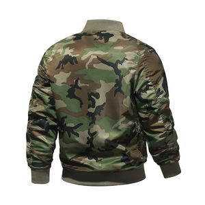 Nylon Camouflage hiver 2025 Veste Coupe-Vent Vestes Mode Bomber Casual Baseball Varsity Jacket - Product Image 2