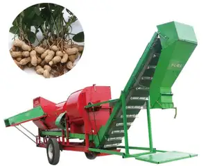 Máquina de recolección de cacahuetes a la venta, precio barato, recolector de cacahuetes accionado por Tractor de China