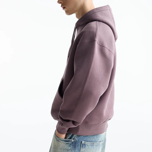 Custom Heavyweight 500 Gsm Regular Fit Fleece Sudadera con capucha de invierno 100% Algodón Longitud regular Impresión Jersey Bordado - Product Image 4