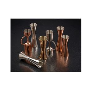 Jiggers personnalisés de différentes couleurs de capacité Logo inoxydable Steek Double vin Cocktail Barware Jiggers japonais Jigger en acier inoxydable - Product Image 5