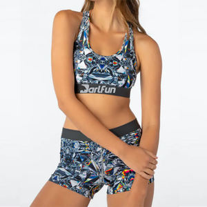 Soutien-gorge de sport Style Soutien-gorge contrasté Fabricant de maillots de bain Soutien-gorge pour femmes Écologique Réversible Soutien-gorge respectueux de l'environnement Soutien-gorge avec logo personnalisé - Product Image 2