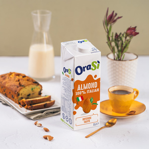 Lait d'amande OraSi 100% italien, goût intense, 1L Tetrapak - Product Image 5